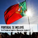 Portugal se incluyó en el Tratado de Comercio y Navegación