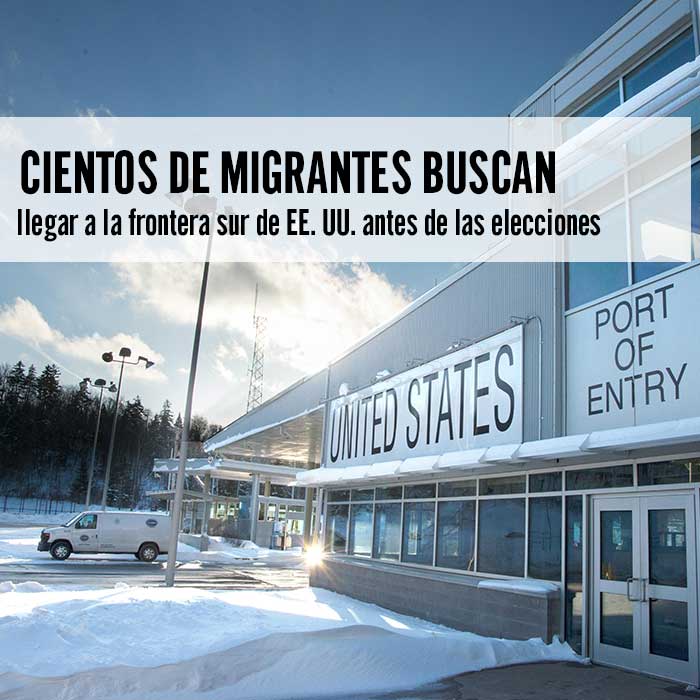 Migrantes buscan llegar a la frontera sur de EE. UU.