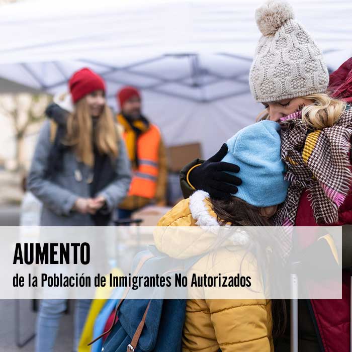 Aumento de la Población de Inmigrantes No Autorizados