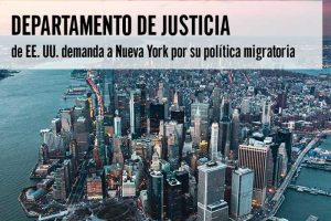 Departamento de Justicia de demanda a Nueva York