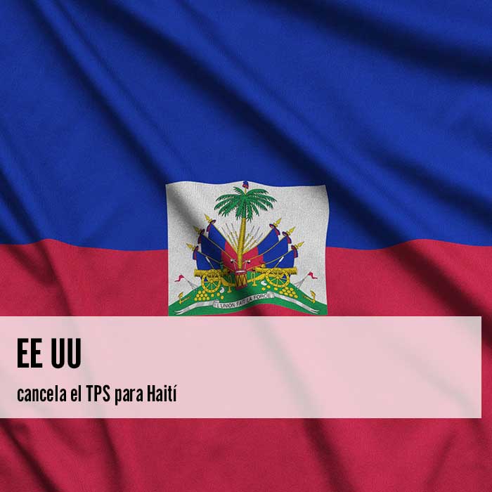 EE UU cancela el TPS para Haití