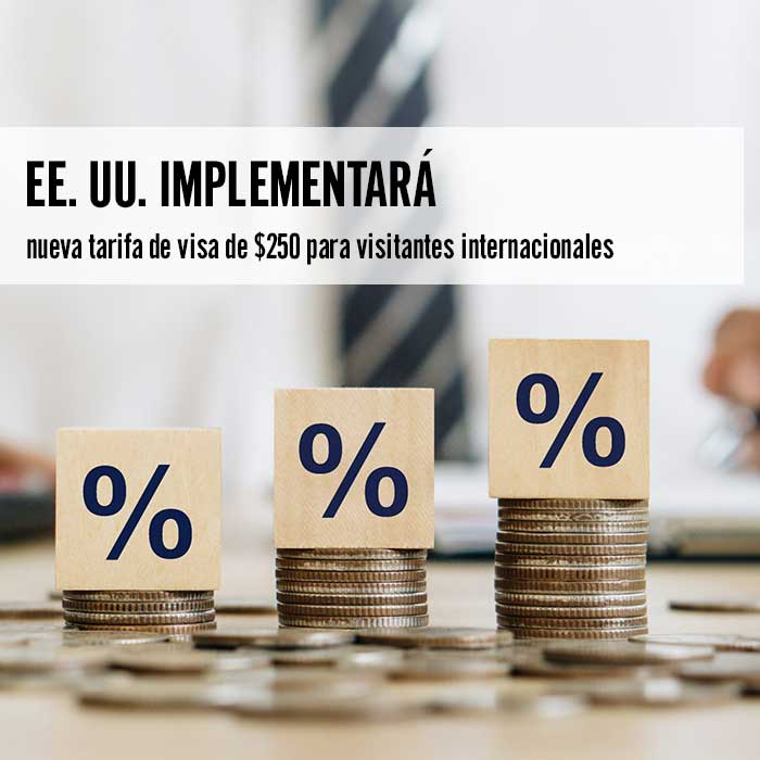 EE. UU. implementará nueva tarifa de visa