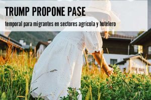 Trump propone pase temporal para migrantes