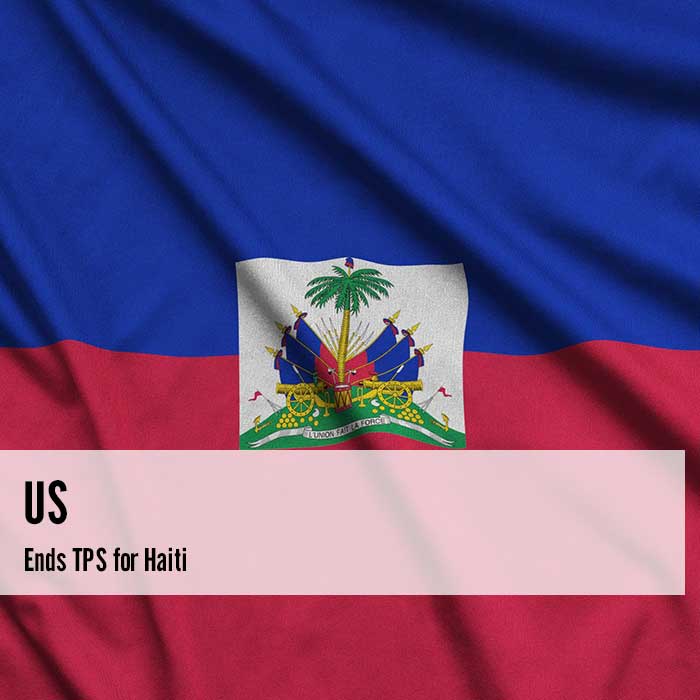 US Ends TPS for Haiti