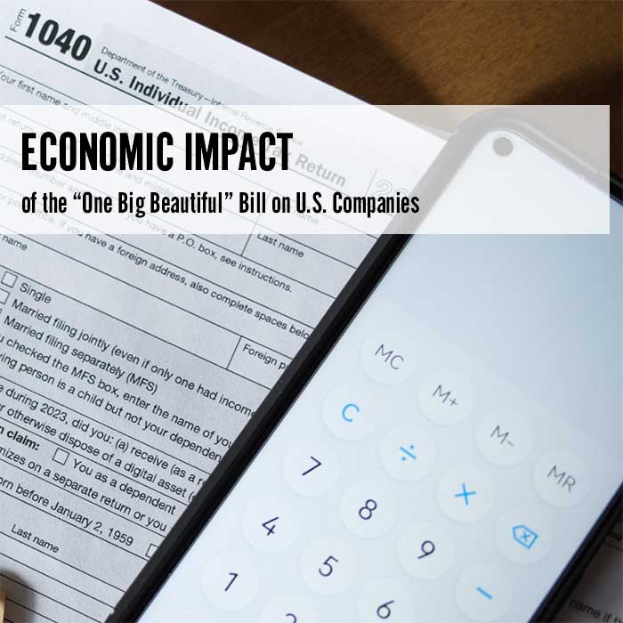 Economic Impact of the One Big Beautiful Bill on U.S. Companies
