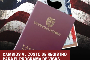 Cambios al costo de registro para el Programa de Visas