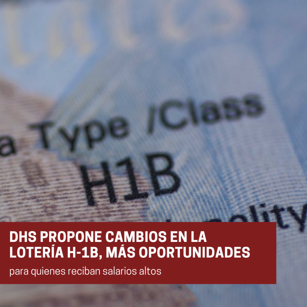 Nuevo proceso H-1B: selección ponderada en lugar de sorteo puro