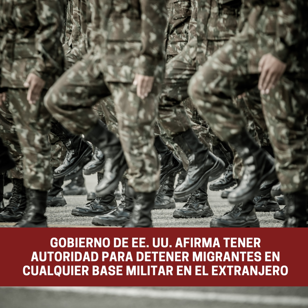 Gobierno de EE. UU. afirma tener autoridad para detener