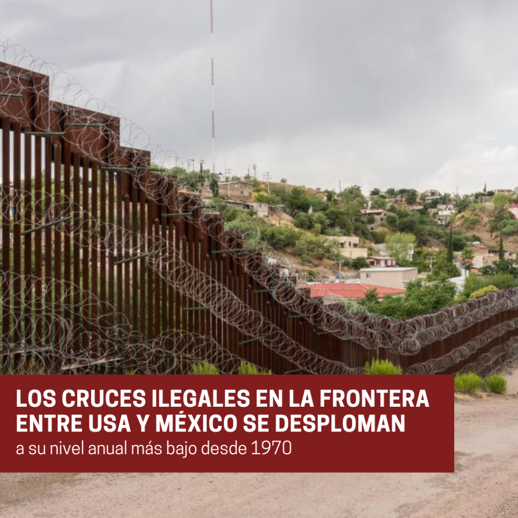 Los cruces ilegales en la frontera entre Estados Unidos