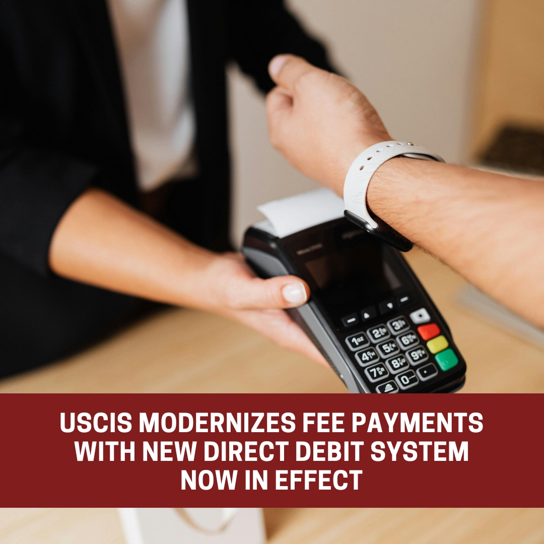 USCIS modernizes fee payments