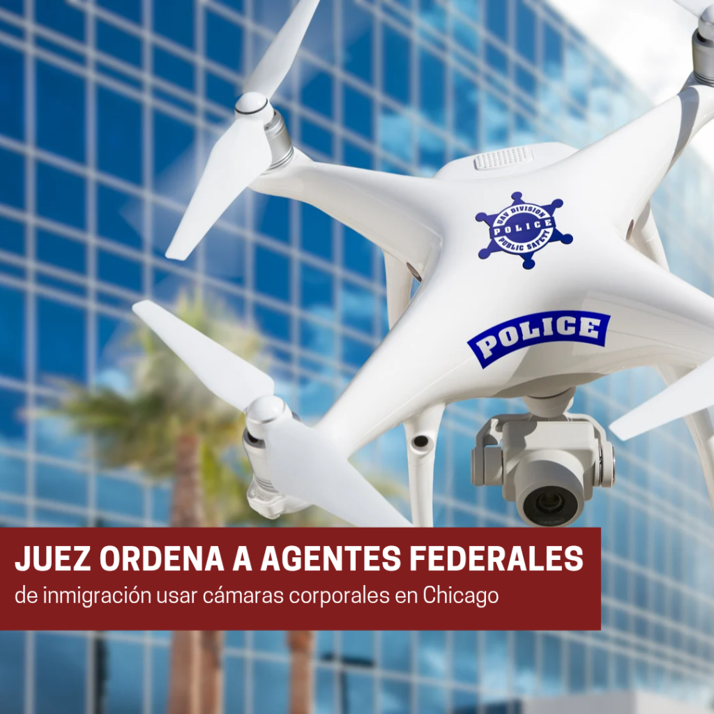 Orden judicial exige cámaras corporales para agentes federales