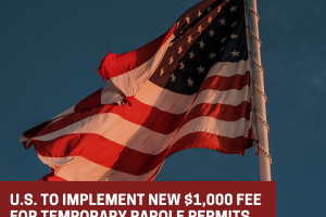 New fee for the temporary stay permit (parole) New fee for the temporary stay permit (parole)