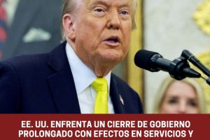 EE. UU. enfrenta un cierre de gobierno prolongado EE. UU. enfrenta un cierre de gobierno prolongado