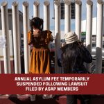 The annual asylum fee temporarily suspended following lawsuit