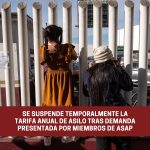 Se suspende temporalmente la tarifa anual de asilo tras demanda