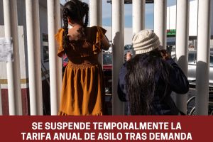 Se suspende temporalmente la tarifa anual de asilo tras demanda Se suspende temporalmente la tarifa anual de asilo tras demanda
