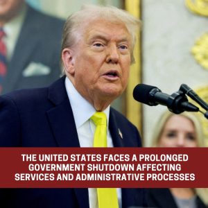 The United States faces a prolonged government shutdown