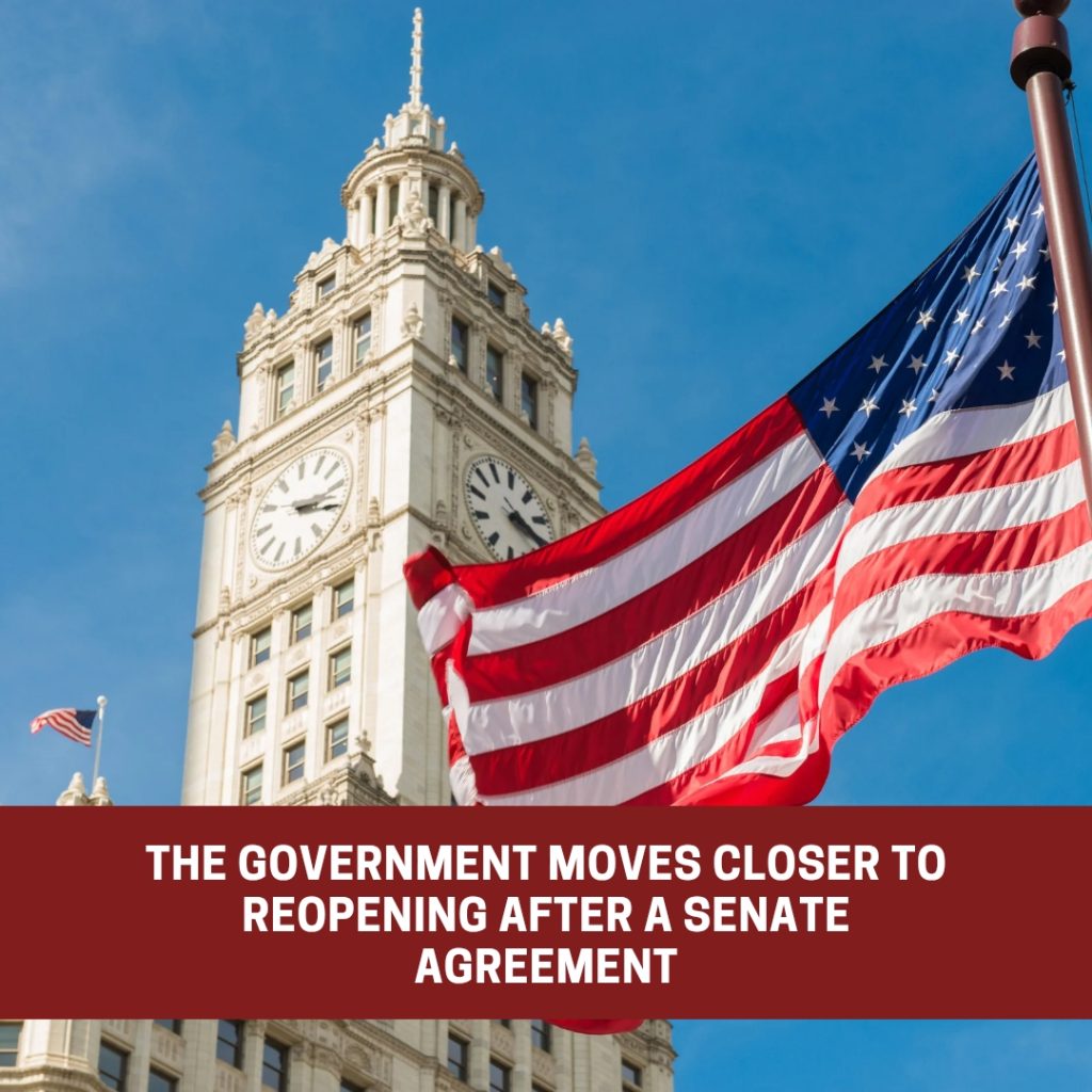 The government nears reopening after agreement in the Senate