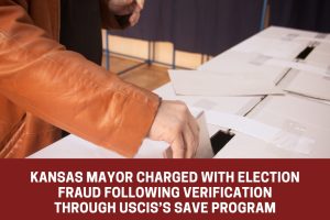 Kansas mayor accused of voter fraud thanks to verification