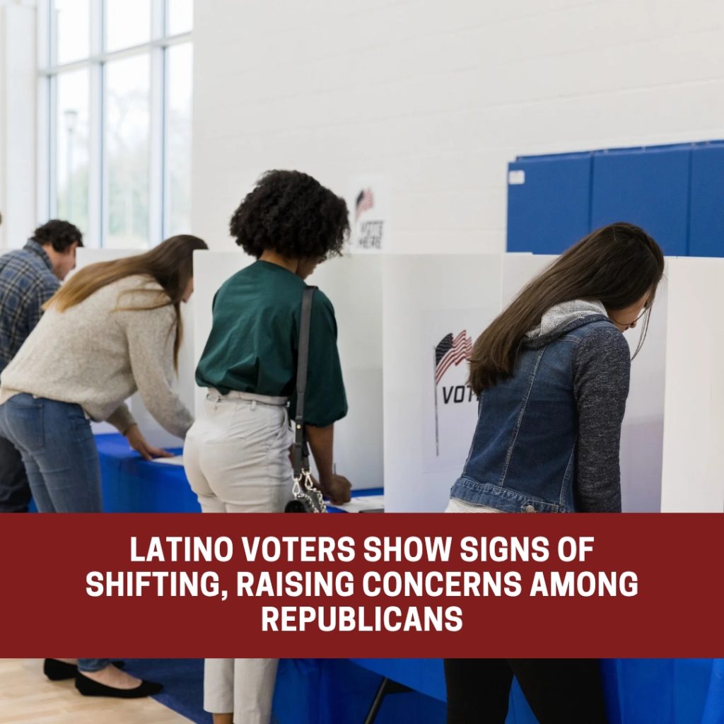 The Latino vote shows signs of change and worries Republicans