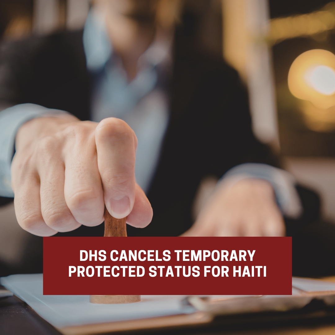 DHS Cancels Temporary Protected Status for Haiti