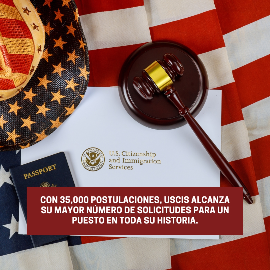 Con 35000 Postulaciones USCIS alcanza su Mayor Número