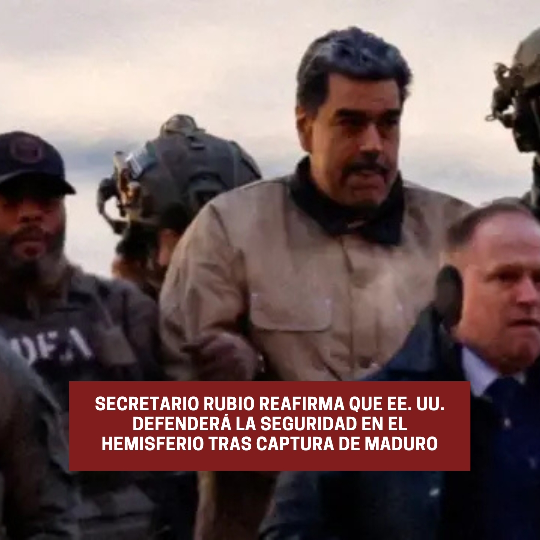 Secretario Rubio reafirma que EE. UU. defenderá la seguridad