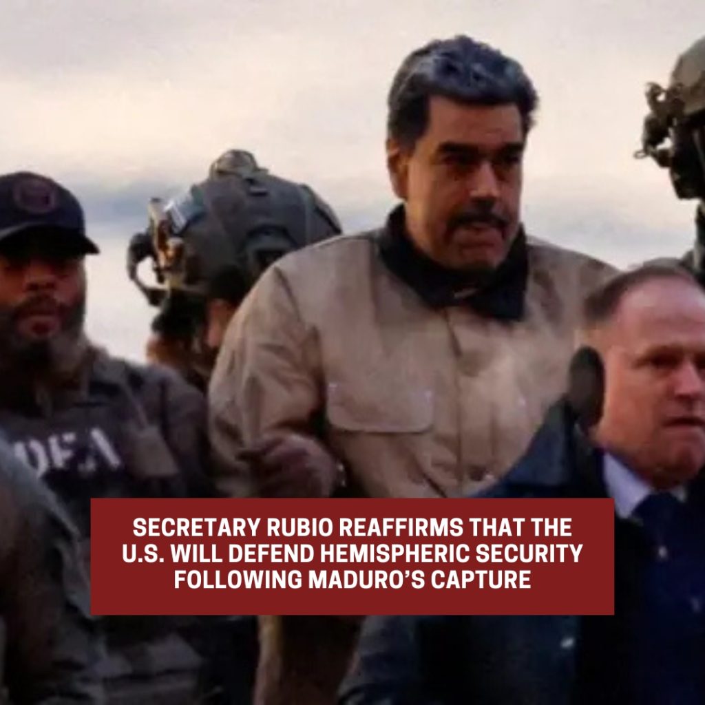 Secretary Rubio reaffirms that the U.S. will defend security