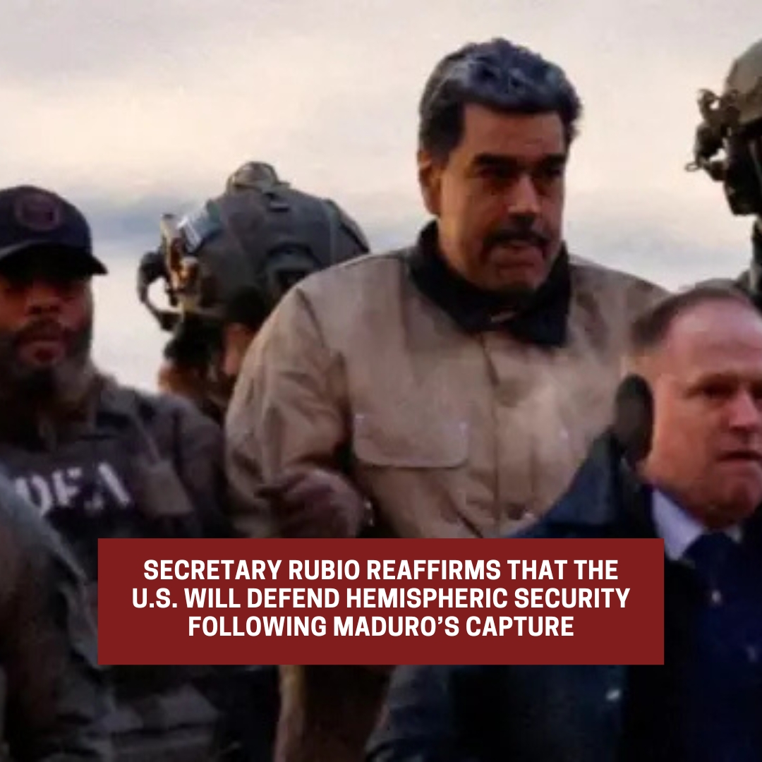 Secretary Rubio reaffirms that the U.S. will defend security