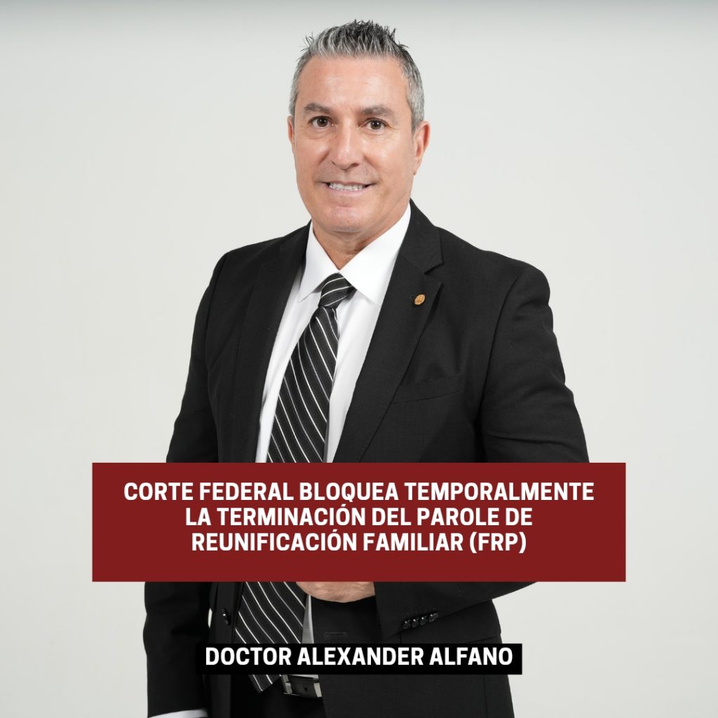 Corte federal bloquea terminación del Parole de Reunificación