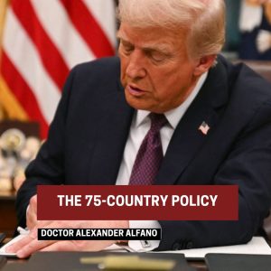 The 75-country policy EEUU