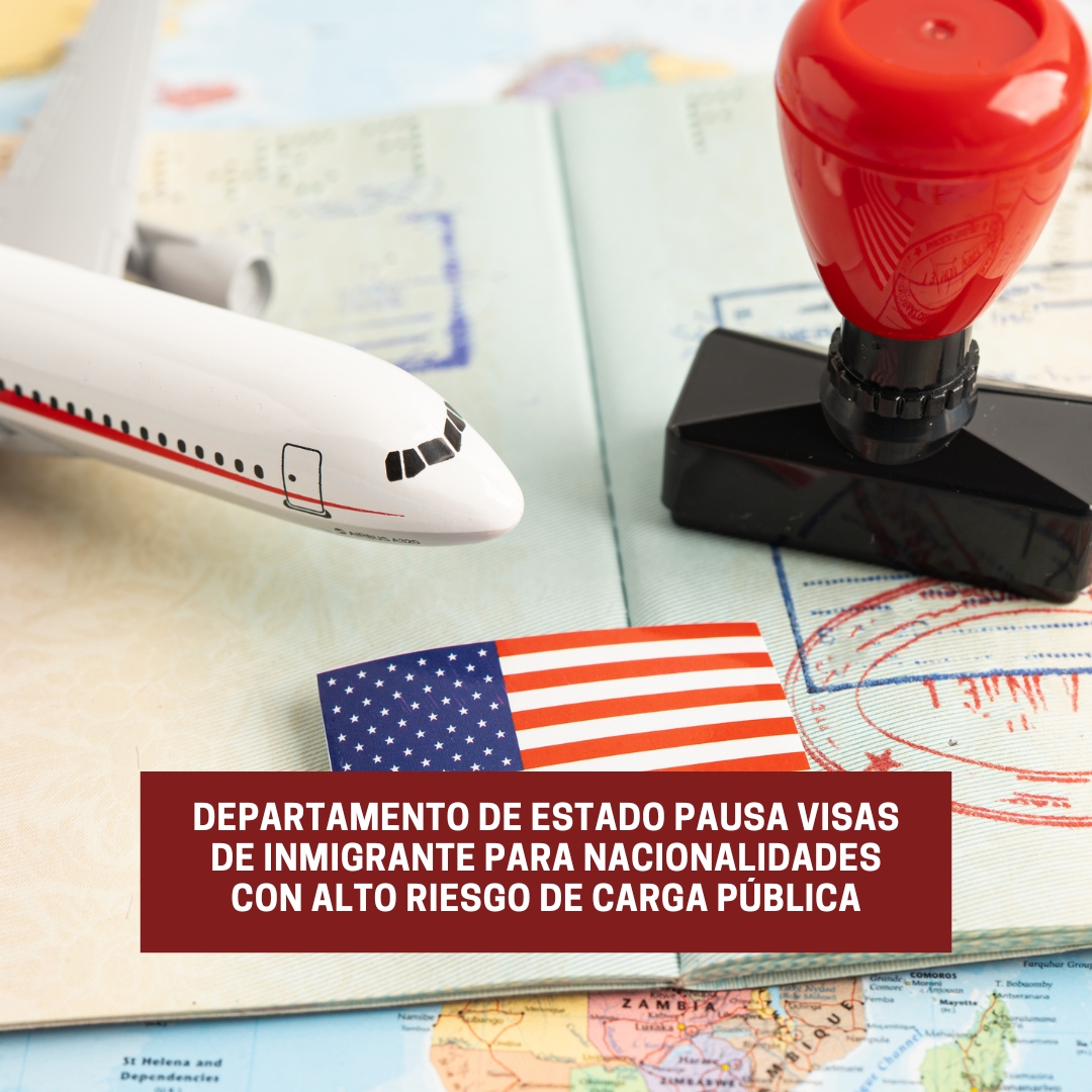 Departamento de Estado pausa visas de inmigrante