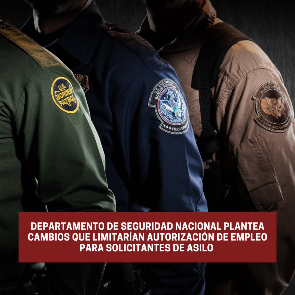 Departamento de Seguridad Nacional plantea cambios