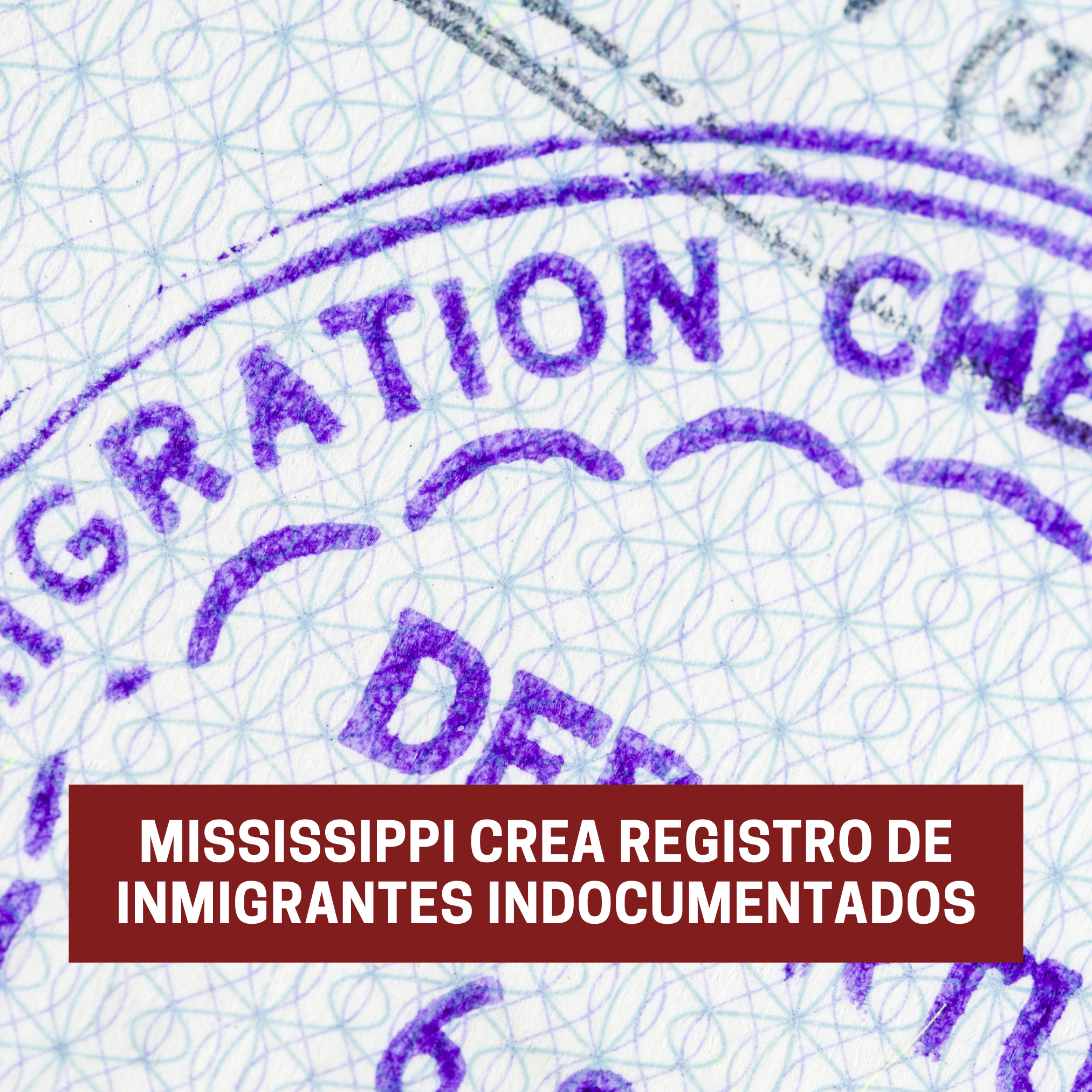 Mississippi implementa una ley que permite registrar a personas