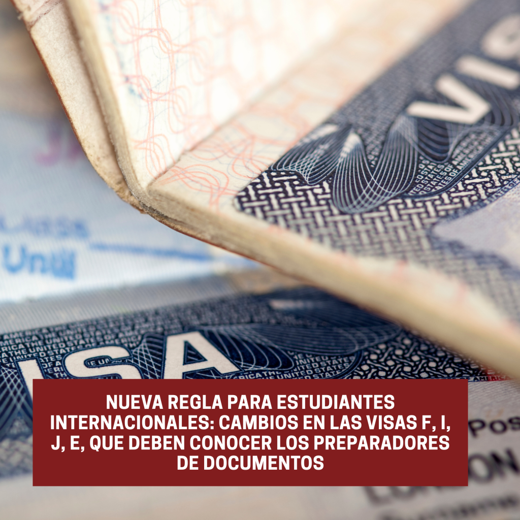 Nueva regla para estudiantes internacionales: cambios en las visas